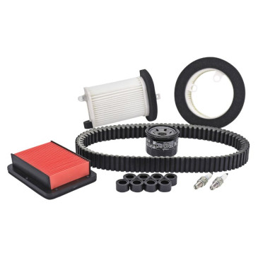 KIT ENTRETIEN MAXISCOOTER ADAPTABLE YAMAHA 530 TMAX 2012>2016 (PACK 8 PIECES) -SELECTION P2R- 3700948284834