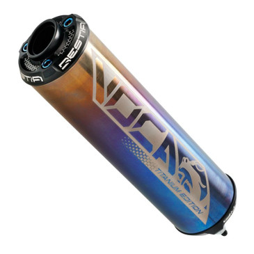 SILENCIEUX 50 A BOITE VOCA BESTIA RD30400 TITANIUM BRILLANT POUR ROOKIE, CHROMED, SCR, MK, BARIKIT 3700948286135