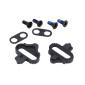 PEDALE GRAVEL / VTT PLATE NEWTON AUTOMATIQUE OU STANDARD ALU CNC NOIR 102 x 73 mm ROULEMENT DU (COMPATIBLE SHIMANO SPD) (PAIRE) 3700948268391