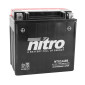 BATTERY 12V 12Ah NTX14-BS NITRO MF MAINTENANCE FREE-SUPPLIED WITH ACID PACK (Lg150xWd87xH146) (EQUALS YTX14-BS)