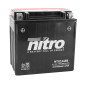 BATTERIE 12V 12 Ah NTX14-BS NITRO MF SANS ENTRETIEN AVEC PACK ACIDE (Lg150xL87xH145mm) (EQUIVALENT YTX14-BS)