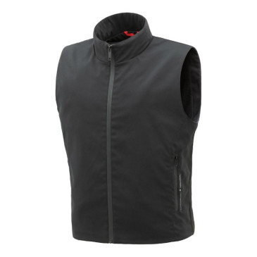 GILET CHAUFFANT TUCANO TOPWARM NOIR COUPE VENT ET RESPIRANT T48 (M)