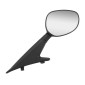 RETROVISEUR ADAPTABLE PIAGGIO 125-250 X-EVO 2007>2016, 400 X-EVO 2007>2011 DROIT NOIR (HOMOLOGUE CE) -SELECTION P2R- 1227709600001