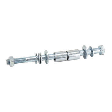 AXE AMORTISSEUR/SUSPENSION CYCLO ADAPTABLE PEUGEOT 103 SP MVL DIAM 10x150 mm L 170 mm (COMPLET) (VENDU A L'UNITE) -SELECTION P2R- 3701213438556