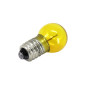 AMPOULE/LAMPE STANDARD 6V 6W CULOT E-10 GRAISSEUR JAUNE A VISSER (PHARE AVANT ADAPTABLE SOLEX) (VENDU A L UNITE) -SELECTION P2R- 3701213428670