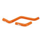 COOLANT HOSE REPLAY FOR DERBI 50 SENDA, GPR/APRILIA 50 RS, RX/GILERA 50 SMT, RCR 2006> EURO3 ORANGE (SOLD PER 2)