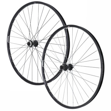 ROUES VTT 29" KARMA DISQUE NOIR DOUBLE PAROI AVEC OEILLET MOYEU SHIMANO TX505 DISQUE CENTERLOCK 9/10/11V. BLOCAGE RAPIDE (PAIRE) 32 RAYONS JANTE 21C 3700948295243