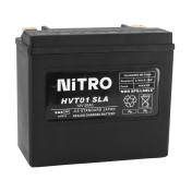 BATTERIE 12V 18 Ah HVT 01 NITRO SLA AGM SANS ENTRETIEN PRETE A L'EMPLOI (Lg176xL87xH155mm) (HARLEY OEM: 65989-97) 5414837136712