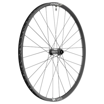 ROUE VTT DISQUE 29" DT SWISS X1900 BOOST CENTERLOCK TUBELESS READY AVANT NOIR COMPATIBLE AXE TRAVERSANT 15/110 - JANTE 25C - RESISTE POIDS 110Kgs 7613052100722