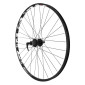 ROUE VTT DISQUE BLOCAGE 29" KARMA ARRIERE NOIR DOUBLE PAROI AVEC OEILLET MOYEU DISQUE 6 TROUS CASSETTE TYPE SHIMANO 11/10/9/8V 32 RAYONS JANTE 21C