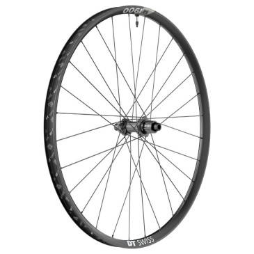 ROUE VTT DISQUE 27.5" DT SWISS M1900 BOOST CENTERLOCK TUBELESS READY ARRIERE NOIR CASSETTE SHIMANO MICROSPLINE 12V AXE TRAVERSANT 12/148 - JANTE 30C - RESISTE POIDS 110Kgs 7613052101200