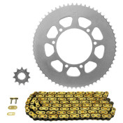 KIT CHAINE ADAPTABLE RIEJU 50 MRT PRO 2017>2021 420 11x62 (DIAM COURONNE 105/125/8.5) (DEMULTIPLICATION ORIGINE) -AFAM- 5400598050725