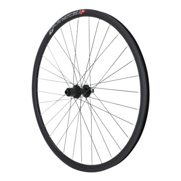 ROUE GRAVEL 700 P2R ARRIERE DISC CENTERLOCK TUBELESS READY MOYEU SHIMANO RS470 NOIR CASSETTE 11/10V. AXE TRAVERSANT 12/142 JANTE 19C 32 RAYONS ACIER NOIR 3660429017484