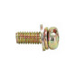 MACHINE SCREW-ROUND HEAD M4 x 10 mm BRONZE (10 IN A BAG). -SELECTION P2R- 7421083603774
