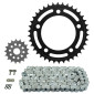 CHAIN AND SPROCKET KIT FOR HONDA 750 FORZA NSS 2021> 520 17x38 (Ø SPROCKET 112/138/12.5) (OEM SPECIFICATIONS) -AFAM-