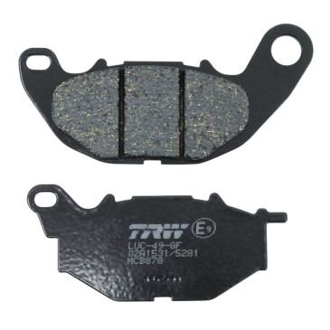 BRAKE PADS - TRW FOR YAMAHA 125 XMAX 2017> Front , MT-03 2016>2020 Front (ORGANIC) (MCB878)