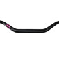 GUIDON 50 A BOITE KRM PRO RIDE OVERSIZE DIAM 28,6mm ALU NOIR/ROSE AVEC MOUSSE 3760382281080