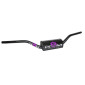 GUIDON 50 A BOITE KRM PRO RIDE OVERSIZE DIAM 28,6mm ALU NOIR/VIOLET AVEC MOUSSE