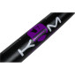 GUIDON 50 A BOITE KRM PRO RIDE OVERSIZE DIAM 28,6mm ALU NOIR/VIOLET AVEC MOUSSE