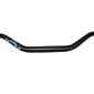 GUIDON 50 A BOITE KRM PRO RIDE OVERSIZE DIAM 28,6mm ALU NOIR/BLEU TURQUOISE AVEC MOUSSE 3760382283572