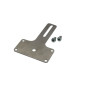 PONTET/SURPONTET RIGIDIFICATEUR 50 A BOITE KRM PRO RIDE POUR GUIDON DIAM 28,6 mm ALU CNC NOIR (AVEC SUPPORT DE COMPTEUR) (PAIRE) 3760382281196