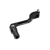 SELECTEUR DE VITESSE KRM PRO RIDE POUR DERBI 50 SENDA, GPR/GILERA 50 SMT, RCR ALU CNC NOIR (PLIABLE) 3760382281493