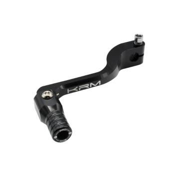 SELECTEUR DE VITESSE KRM PRO RIDE POUR DERBI 50 SENDA, GPR/GILERA 50 SMT, RCR ALU CNC NOIR (PLIABLE) 3760382281493
