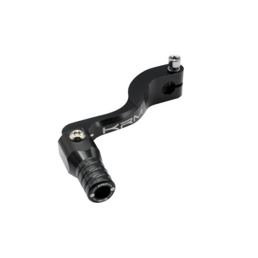 SELECTEUR DE VITESSE KRM PRO RIDE MINARELLI 50 AM6/BETA 50 RR/RIEJU 50 MRT/SHERCO 50 SM-R, SE-R ALU CNC NOIR (PLIABLE) 3760382281424