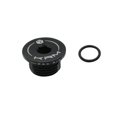 BOUCHON D'HUILE 50 A BOITE KRM PRO RIDE POUR DERBI 50 SENDA, GPR (EURO 2, 3, 4) ALU CNC NOIR 3760382282421