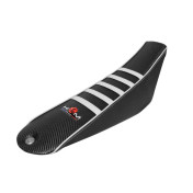 COUVRE/HOUSSE DE SELLE 50 A BOITE KRM PRO RIDE POUR BETA 50 RR 2011>2020 NOIR/BLANC 3760382280755