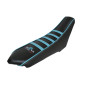 COUVRE/HOUSSE DE SELLE 50 A BOITE KRM PRO RIDE POUR RIEJU 50 MRT 2009> NOIR/BLEU TURQUOISE 3760382280557