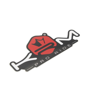 AUTOCOLLANT/STICKER KRM PRO RIDE 170x80 mm ROUGE (VENDU A L'UNITE) 3760382282797