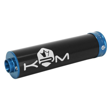 SILENCIEUX 50 A BOITE KRM PRO RIDE ALU NOIR/BLEU (MONTAGE UNIVERSEL PASSAGE A DROITE) 3760382280458