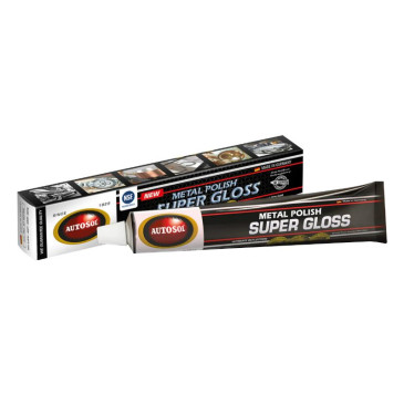 POLISH METAL EFFET BRILLANT AUTOSOL SUPER GLOSS (TUBE 75 ml) (POLI TOUT METAL : ALU, INOX, ACIER...) (MADE IN GERMANY - QUALITE PREMIUM) 4004982011210