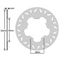 DISQUE DE FREIN ADAPTABLE PEUGEOT 50 LOOXOR 2001> AV, 125 LOOXOR 2002> AV, 150 LOOXOR 2002>2003 AV (EXT 226mm - INT 105mm - 5 TROUS) (DF4105A) -NEWFREN-