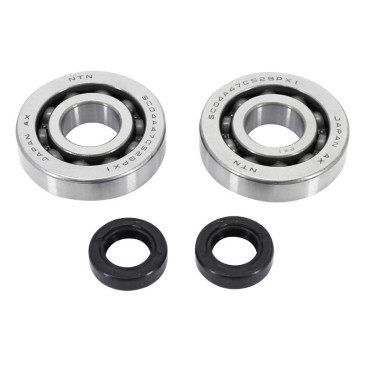 BEARING FOR CRANKSHAFT+SEALS FOR MOPED P2R FOR PEUGEOT 50 FOX (KIT SC04A47CS SKF POLYAMIDE)