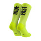 CHAUSSETTES/SOCQUETTES ETE GIST RIDE FAST JAUNE FLUO 36/39 ANTIBACTERIEN - HAUTEUR 22CM (PAIRE) -5875