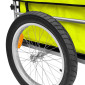 REMORQUE VELO UTILITAIRE ALU BEACH PLIABLE (L84x75xH69) AVEC ROUES 20''x 3.00 FIXATION AXE DE ROUE ARRIERE 3700256044298