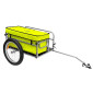 REMORQUE VELO UTILITAIRE ALU BEACH PLIABLE (L84x75xH69) AVEC ROUES 20''x 3.00 FIXATION AXE DE ROUE ARRIERE