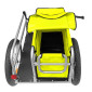 REMORQUE VELO UTILITAIRE ALU BEACH PLIABLE (L84x75xH69) AVEC ROUES 20''x 3.00 FIXATION AXE DE ROUE ARRIERE 3700256044298