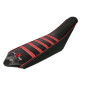 HOUSSE DE SELLE 50 A BOITE KRM PRO RIDE POUR SHERCO 50 SE-R, SM-R 2013> NOIR/ROUGE 3760382280946