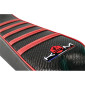 HOUSSE DE SELLE 50 A BOITE KRM PRO RIDE POUR SHERCO 50 SE-R, SM-R 2013> NOIR/ROUGE 3760382280946