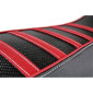 HOUSSE DE SELLE 50 A BOITE KRM PRO RIDE POUR APRILIA 50 SX 2006>2017 NOIR/ROUGE 3760382280922