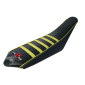 HOUSSE DE SELLE 50 A BOITE KRM PRO RIDE POUR SHERCO 50 SE-R, SM-R 2013> NOIR/JAUNE