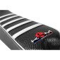 COUVRE/HOUSSE DE SELLE 50 A BOITE KRM PRO RIDE POUR SHERCO 50 SE-R, SM-R 2013> NOIR/BLANC 3760382280724