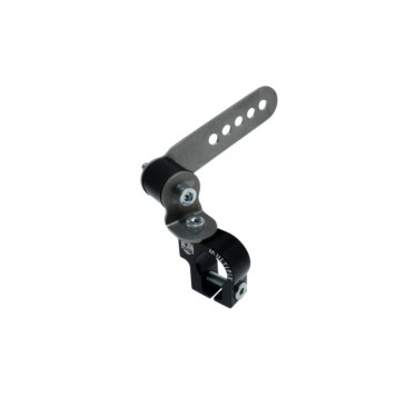 SYSTEME/COLLIER ET PATTE DE FIXATION POT D'ECHAPPEMENT KRM PRO RIDE MULTIFIX ALU CNC NOIR (COMPLET) 3760382281592