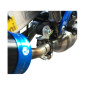 SYSTEME DE FIXATION POT D'ECHAPPEMENT KRM PRO RIDE MULTIFIX ALU CNC NOIR (COMPLET) 3760382281592