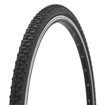 TYRE FOR TREKKING BIKE 700 X 35 NEWTON- PROTECTIVE LAYER 2.5mm BLACK-RIGID- (35-622) COMPATIBLE E-BIKE