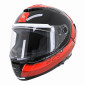 CASQUE INTEGRAL MT THUNDER 4 SV R25 B35 NOIR/ROUGE BRILLANT S (DOUBLE ECRANS / PINLOCK READY) (ECE 22.06)