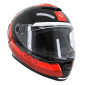 CASQUE INTEGRAL MT THUNDER 4 SV R25 B35 NOIR/ROUGE MAT L (DOUBLE ECRANS / PINLOCK READY) (ECE 22.06)